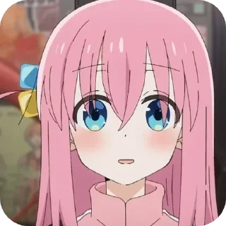 😌 emoji Gotohitori Telegram sticker 14 of 40