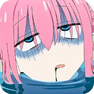 😵 emoji Gotohitori Telegram sticker 18 of 40