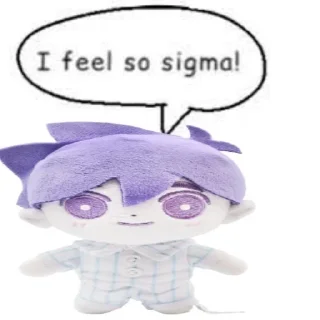 Sticker from I feel so sigma!