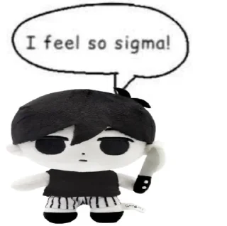 Sticker from I feel so sigma!