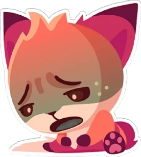 Sticker from Лиса