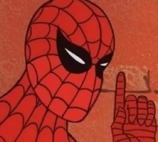 Sticker from Spider-Man