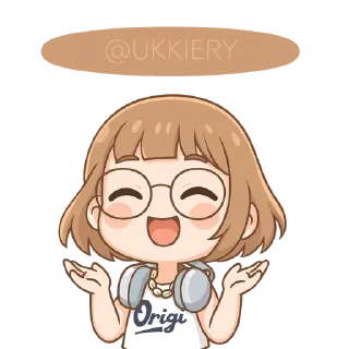 🌟 emoji tanya chibi (@ukkiery) Telegram sticker 15 of 15