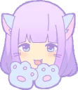 😺 emoji Good night Girl :: @line_stickers Telegram sticker 24 of 120