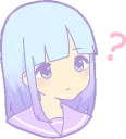 ❓ emoji Good night Girl :: @line_stickers Telegram sticker 16 of 120