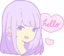 🖐 emoji Good night Girl :: @line_stickers Telegram sticker 11 of 120
