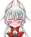 😳 emoji Shiro - White neko :: @line_stickers Telegram sticker 18 of 80