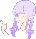 😉 emoji Good night Girl :: @line_stickers Telegram sticker 21 of 120
