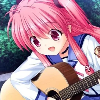 🎸 emoji Yui @kiwiys Telegram sticker 12 of 50
