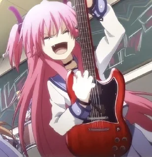 🎸 emoji Yui @kiwiys Telegram sticker 7 of 50