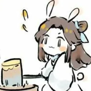 🐚 emoji Хорёк со вкусом бая 🧋@atgju Telegram sticker 18 of 120