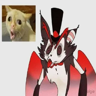 🤮 emoji 😈Мем Хазбин @Freeeeetik Telegram sticker 6 of 65