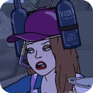 😑 emoji BoJack HorseMan :: @fuck>off Telegram sticker 18 of 60