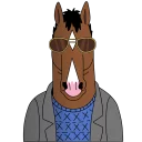 Sticker from bojack