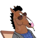 Sticker from bojack