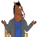🤷‍♂️ emoji bojack Telegram sticker 10 of 23
