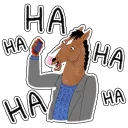 Sticker from bojack