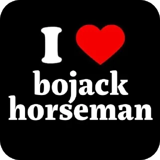 ❤ emoji BoJack HorseMan :: @fuck>off Telegram sticker 10 of 60