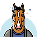 😐 emoji bojack Telegram sticker 17 of 23