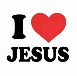 Sticker from jesus loves you @crysta1tree