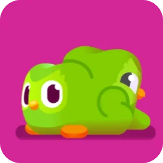 🙂 emoji Duolingo (by: @hd_kanon) Telegram sticker 14 of 54