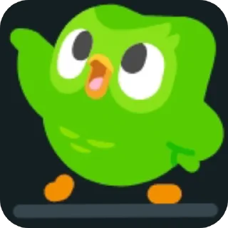 👍 emoji Duolingo (by: @hd_kanon) Telegram sticker 18 of 54