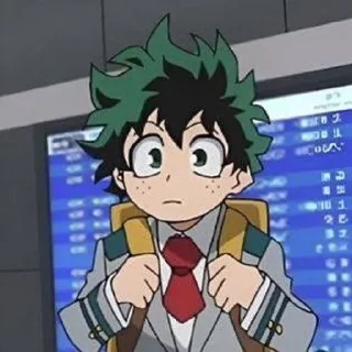Sticker from izuku midoriya