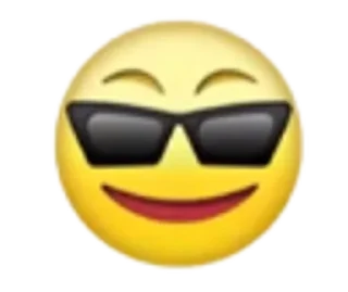😎 emoji 😍😉😨😢😝😄😡😂😎☺️😘😀 @MyProjectsUA Telegram sticker 10 of 13