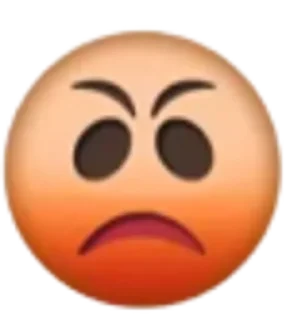 😡 emoji 😍😉😨😢😝😄😡😂😎☺️😘😀 @MyProjectsUA Telegram sticker 8 of 13