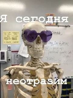 Sticker from Скелет из Шкафа