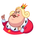 👍 emoji King Telegram sticker 14 of 21