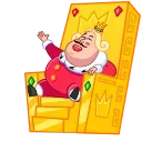 👋 emoji King Telegram sticker 5 of 21