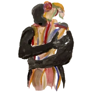 Sticker from art