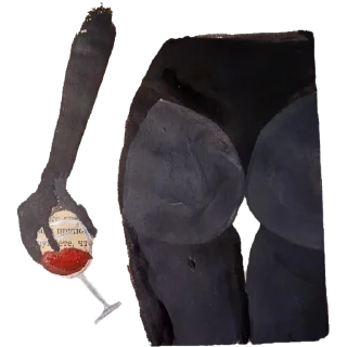 Sticker from art