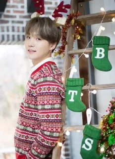 Sticker from Suga🎄Christmas🌸