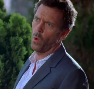 😱 emoji Dr. House Telegram sticker 4 of 26