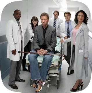 Sticker from Dr. House