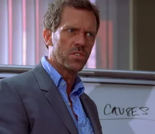 👿 emoji Dr. House Telegram sticker 19 of 26