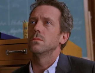 😭 emoji Dr. House Telegram sticker 21 of 26
