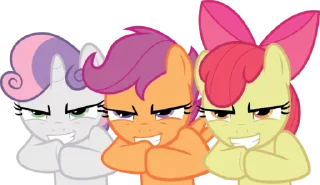 Sticker from Apple Bloom | @MyLittlePony_bots