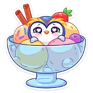 🍧 emoji Юки ➩ @Earth928B Telegram sticker 22 of 47