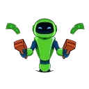 🤑 emoji BOT PLANET Telegram sticker 8 of 15