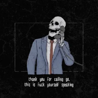 Sticker from Mr.Skeleton TONY