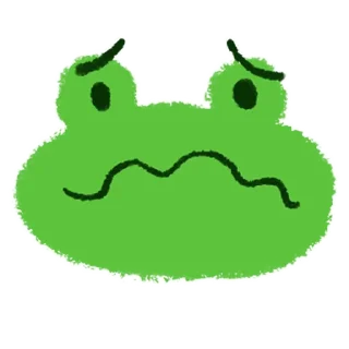 😕 emoji Жабеня @artstriks @stickerssave Telegram sticker 11 of 120