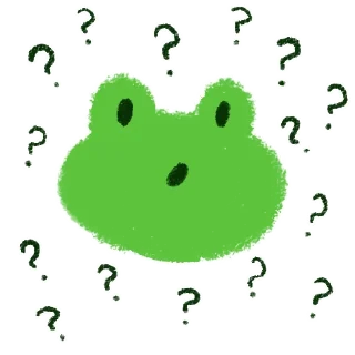 ❔ emoji Жабеня @artstriks @stickerssave Telegram sticker 5 of 120