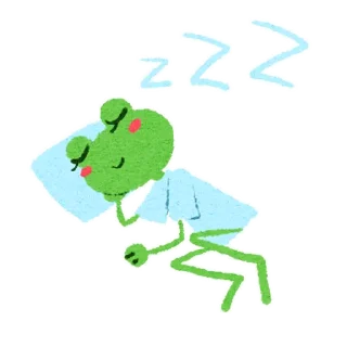 😴 emoji Жабеня @artstriks @stickerssave Telegram sticker 22 of 120
