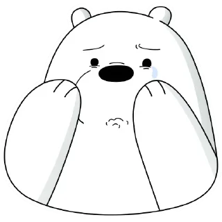 😢 emoji Bear Telegram sticker 12 of 120