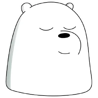 😌 emoji Bear Telegram sticker 4 of 120