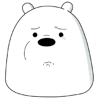 😔 emoji Bear Telegram sticker 11 of 120
