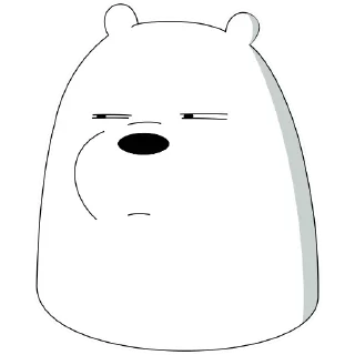 😒 emoji Bear Telegram sticker 18 of 120